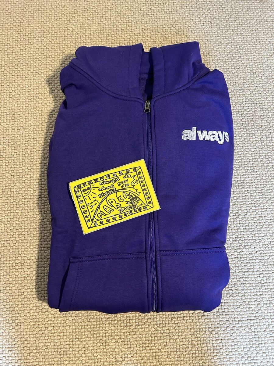 Always Do What You Should Do Zip Up Hoodie Purple Large | eBay Always Do What You Should Do Zip Up Hoodie Purple Large | eBay