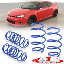 Blue Suspension Coil Lowering Springs Front Rear Set For 2011-2016 Scion tC AT10