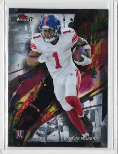 2024 Topps Finest - Common Malik Nabers #90 (RC)