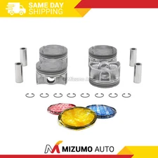 Pistons w/ Rings fit Fits 13-19 Nissan Sentra 1.8L L4 DOHC 16v