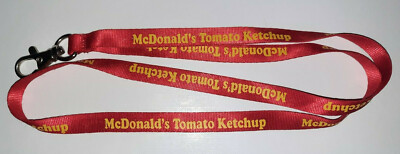 McDonald's Tomato Ketchup Schlüsselband Lanyard NEU (M83)