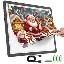 Rechargeable A3 Light Pad For Diamond Painting Ultra Bright Tracing Light Box Fo