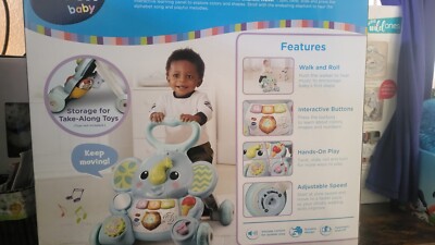 Vtech Baby Toddle & Stroll Musical Elephant Walker 9-36 Months