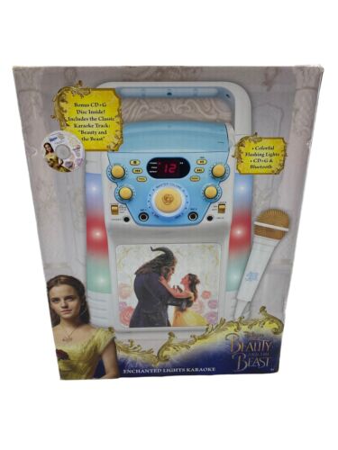  Disney Beauty and the Beast Enchanted Lights Karaoke Machine Free Shipping      - Picture 1 of 8