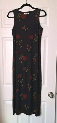 black bodycon dress with roses Kumin Bodycon Dress in Romantic Red Rose Flock  motelrocks-com-eur