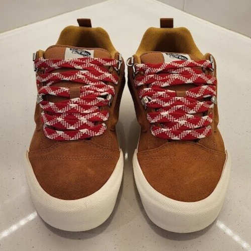 SAOLA Asia Only Vans Knu Skool Knu Vintage Marrone Chiaro Uomo Taglia 9 Nuovo senza scatola Puffy Chunky