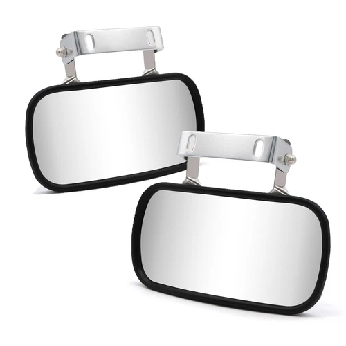 Over-The-Door Convex Mirror Stainless Steel Peterbilt, Kenworth Freightliner 4x8