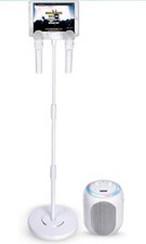 SingCast Karaoke Ultimate 20 Voice Effects, White, Two Microphone, Bluetooth