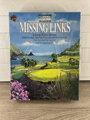 NEW 1990 BePuzzled Jigsaw Puzzle Mystery THE CASE OF THE MISSING LINKS 500 Piece