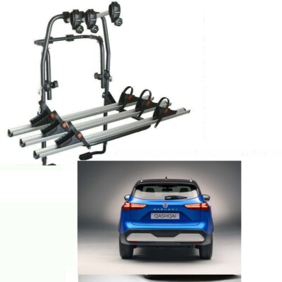 FAHRRADTRÄGER HINTEN STAND UP 3 SCHIENEN FÜR NISSAN QASHQAI BJ 2022 3 FAHRRÄDER 