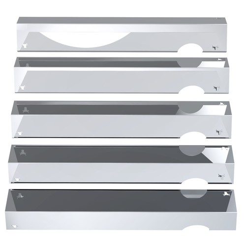 Gasgrill Brennerabdeckung aus Edelstahl passend für Weber Genesis 2 300er 2013- - Bild 2 von 6