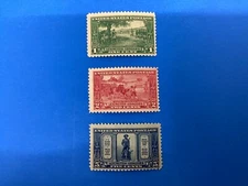 US Stamps Scott # 617 618 619 Lexington - Concord Issue:   Mint OG