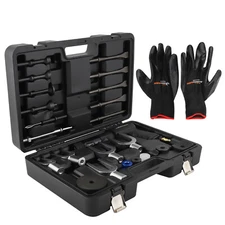 25PCS Air Hammer Kit 2100BPM Pneumatic Tool Set with Storage Case 90PSI