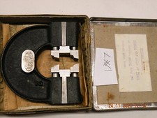 Matrix 1/4" x 40 Whitworth form adjustable thread caliper gauge tin boxed lot #1