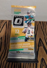2020 Panini Donruss Optic NFL Football Cello Fat Pack Value Pack Factory Sealed