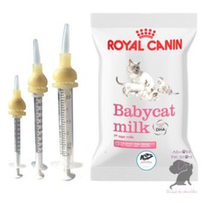 3pk Cleft Palate Nipple Nursers  FREE Royal Canin Babycat Milk kitten Whelping