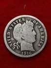 1916 p Silver Barber Dime#40ct