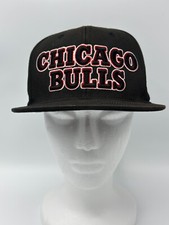 Adidas NBA Chicago Bulls Youth Adjustable Snapback Cap Black Under Brim Logo