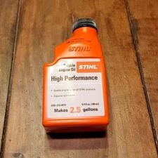 STIHL (1) 2.5 Gal HP High Performance 2-Cycle Engine Oil 6.4 fl oz Genuine OEM