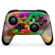 Nintendo Switch Pro Controller Skin Decal Vinyl Wrap - Color Explosion Colorful