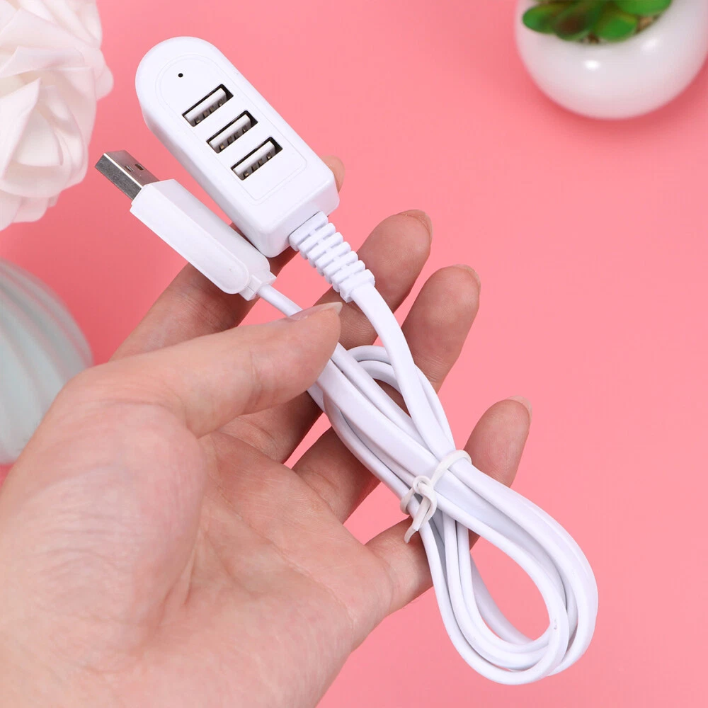 7-Port USB 3.0 Hub with Power Adapter & Fast Data Transfer