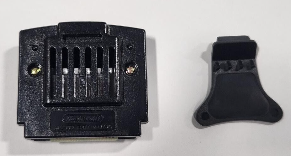 OEM Nintendo 64 N64 Jumper Pak Pack Black NUS-008 w/Pry Tool | eBay