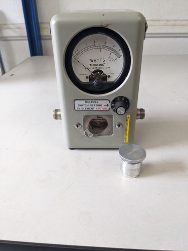 Bird 4410A Thruline Watt Meter 43 Type Good Condition with Case - Photo 15/15