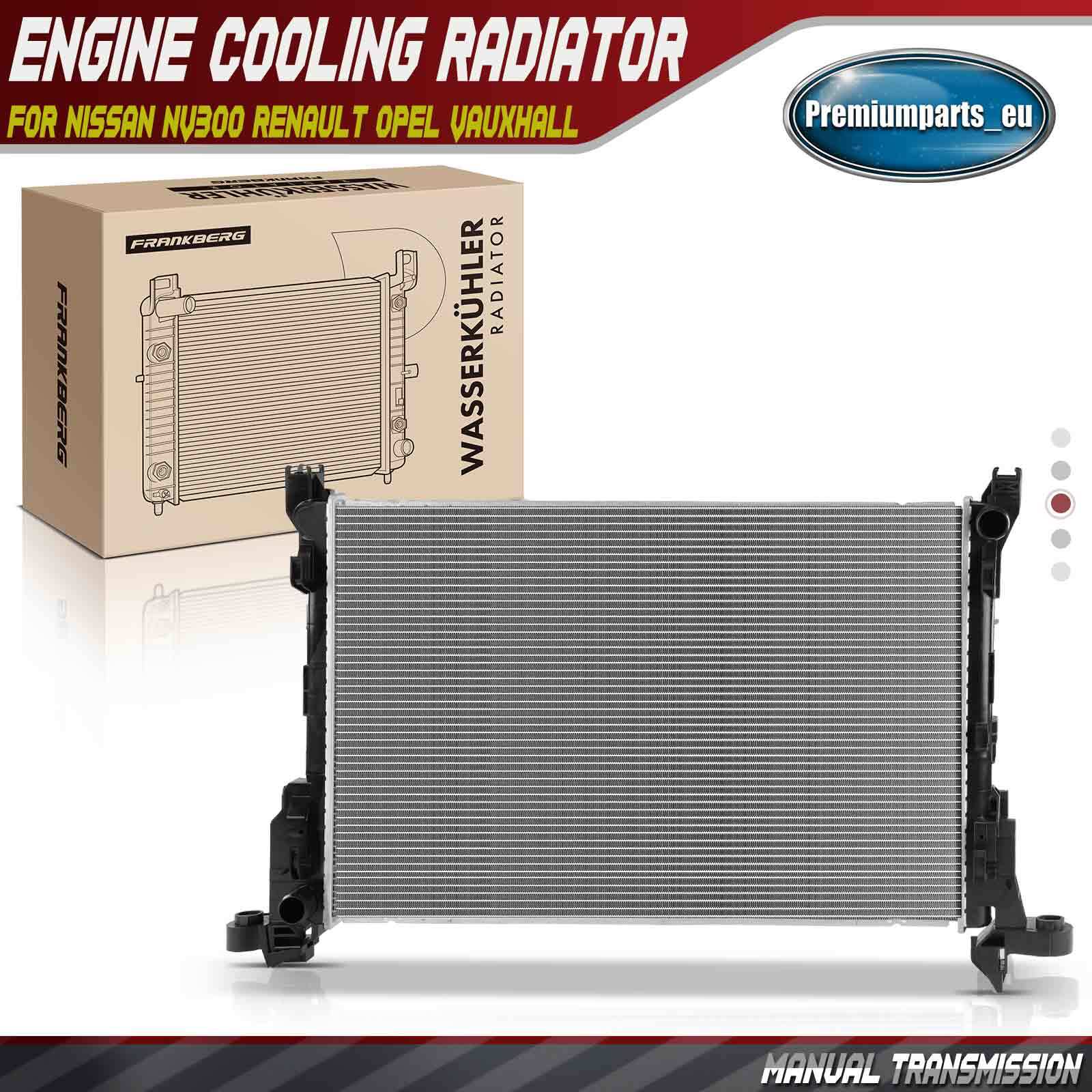 Engine Cooling Radiator for Nissan NV300 Renault Trafic III Opel ...