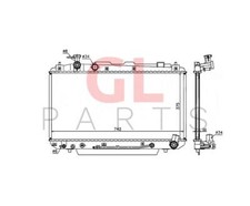 PER TOYOTA RAV 4 II XA20 2000-2003 Radiatore acqua raffreddamento motore 1640028190