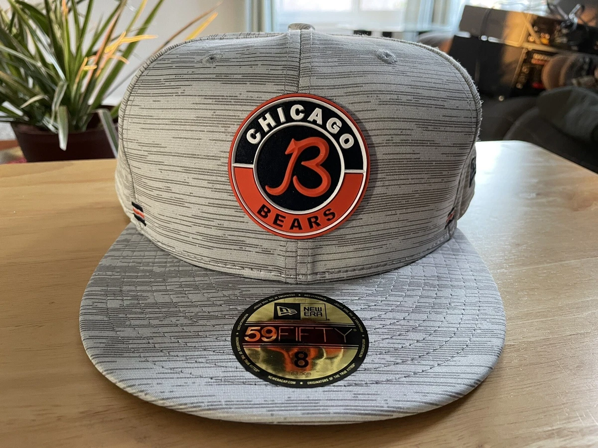 Chicago Bears On Field Hat Cap Size 8 New Era 59Fifty NFL