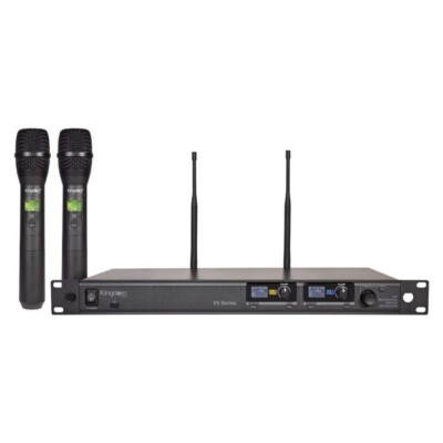 Kingdom Wireless Mic System with 2 Handhelds | Professional-Grade Sound