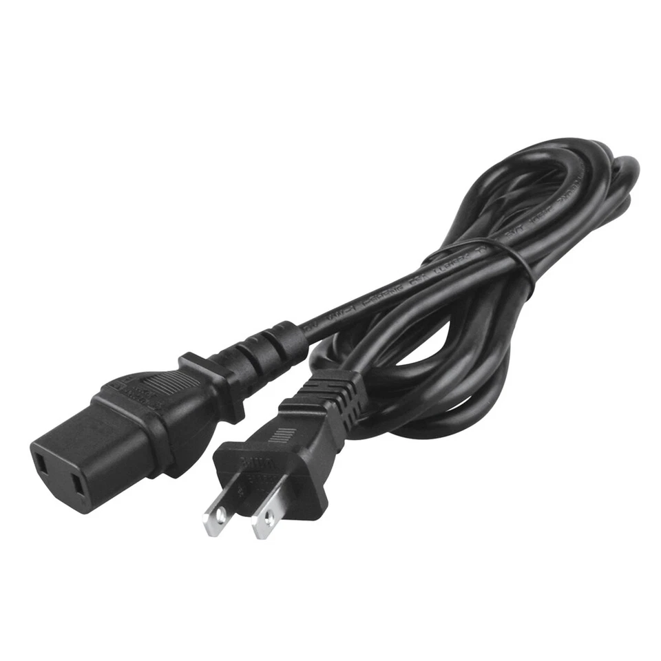 2 Prong AC Power Cord Cable For Sony PS4 Pro PlayStation 4 Pro Xbox One US Plug - Image 4 of 4