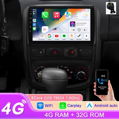 9'' For Renault Duster 2010-2015 Android 14 Car Stereo Radio DSP GPS Navi CAMERA