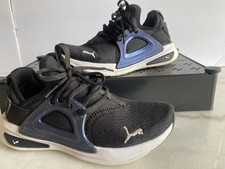 Puma Softride Enzo Nova Shine Running 377917 01 Shoes Black/White Women size 6.5