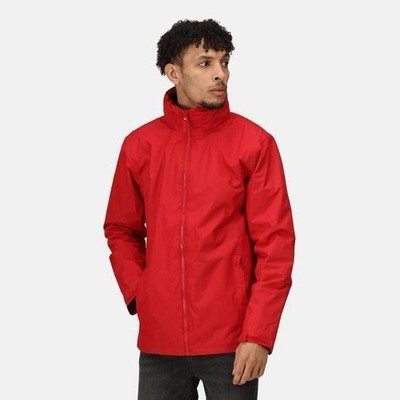 Regatta red men's 3-in-1 quick-dry fleece/waterproof jacket #TRA150