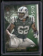 LEONARD WILLIAMS 2015 Topps Valor Discipline Rookie Card RC #D /199. rookie card picture