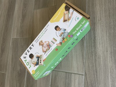 LOVEVERY The Block Set Ages 18+ Months Builds Problem Solving Skills Wood