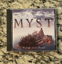 Myst  MPC/Windows 3.1/95, PC CD-ROM, 1993-94 Game Disc, Manual  Case 