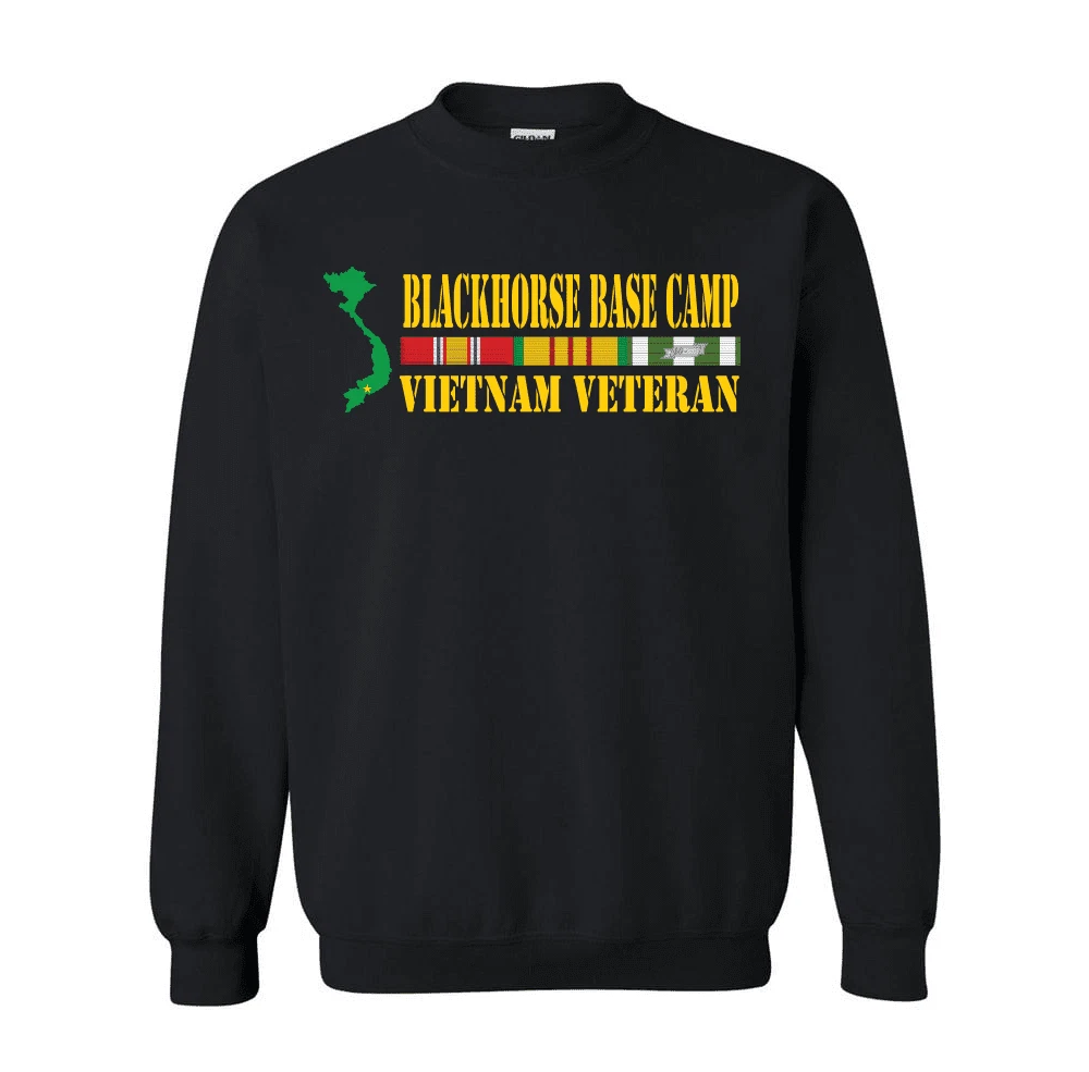 Blackhorse Base Camp Vietnam Veteran Ribbon Sweatshirt