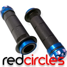 BLUE ATV QUAD BIKE DIAMOND GRIPS & BAR ENDS 50c 70cc 90cc 110cc 150cc 200cc