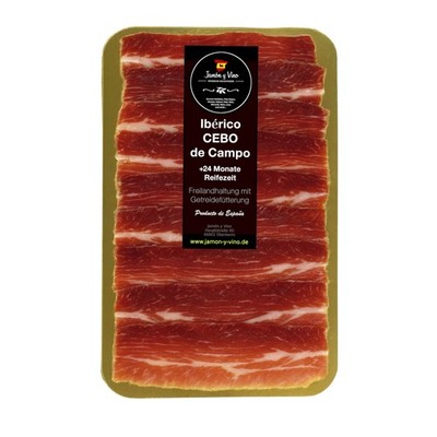 Iberico Schinken Cebo de Campo +24 Monate - Freilandhaltung geschnitten - 1x150g