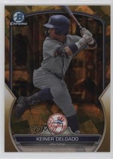 2023 Bowman Chrome Draft Sapphire Gold 15/50 Keiner Delgado #BDC-119 1l2
