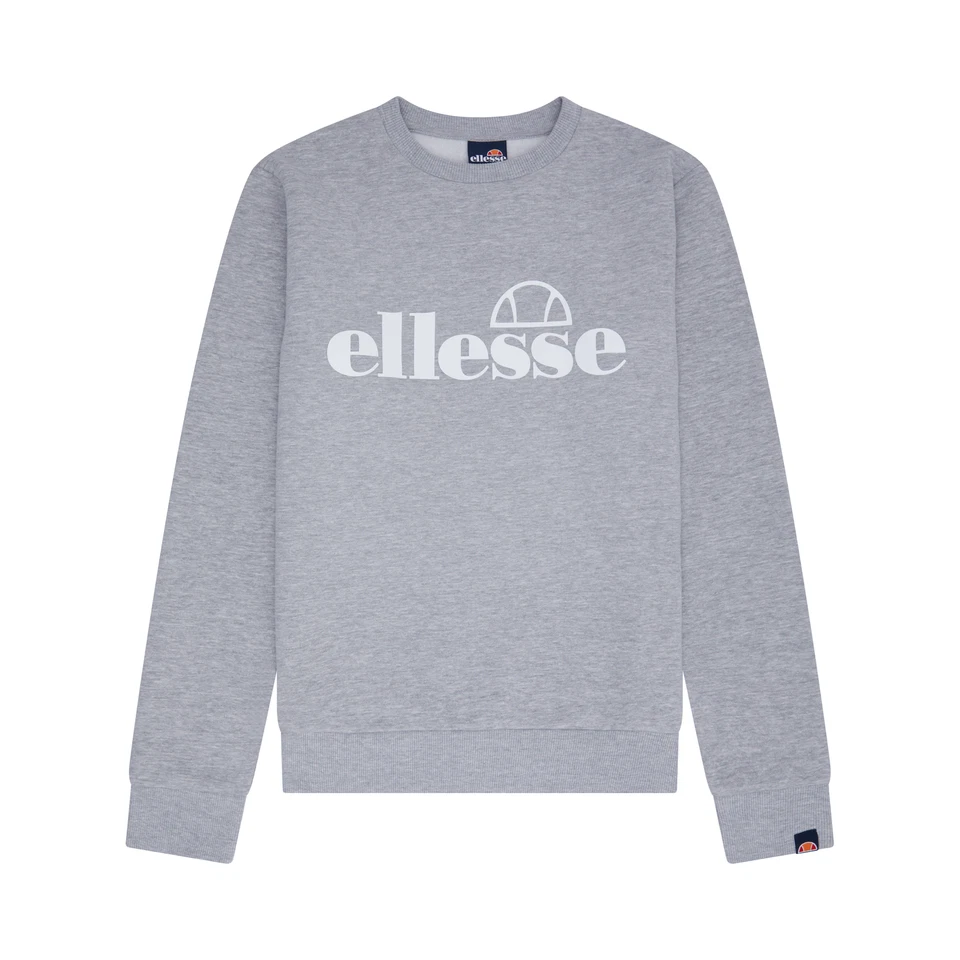 Ellesse Womens Crewneck Sweatshirt Katana Sweat Grey Marl