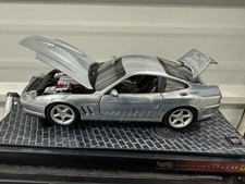 Hot Wheels Millenium Ferrari 550 Maranello 1:18 Scale Diecast Chrome