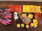 Vintage Fisher Price Little People Extra Castle Accessories Dragons Kings Etc.