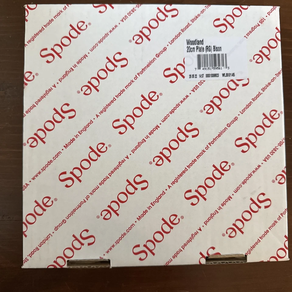 Spode Woodland Salad Plate - Bison - Great for Thanksgiving - Image 4 of 4