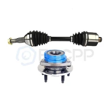 Front Right Wheel Hub Bearing & CV Axle Shaft For 00-08 Chevrolet Pontiac Buick