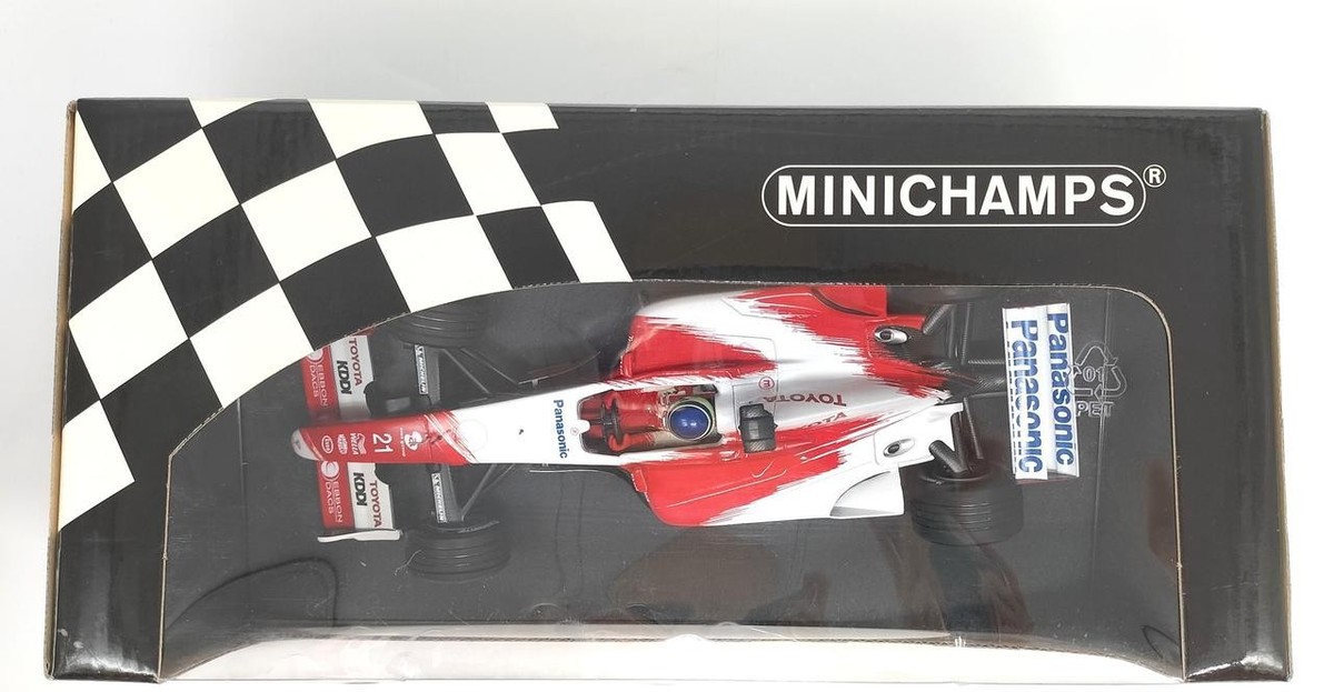 ミニカー MINICHANPS 1/18 Panasonic TOYOTA Racing Mini Champs Panasonic Toyota Racing F1Presnt.2003 1/18 Scale