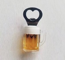 Beer Bottle Shaped Bottle Opener Fridge Magnet
