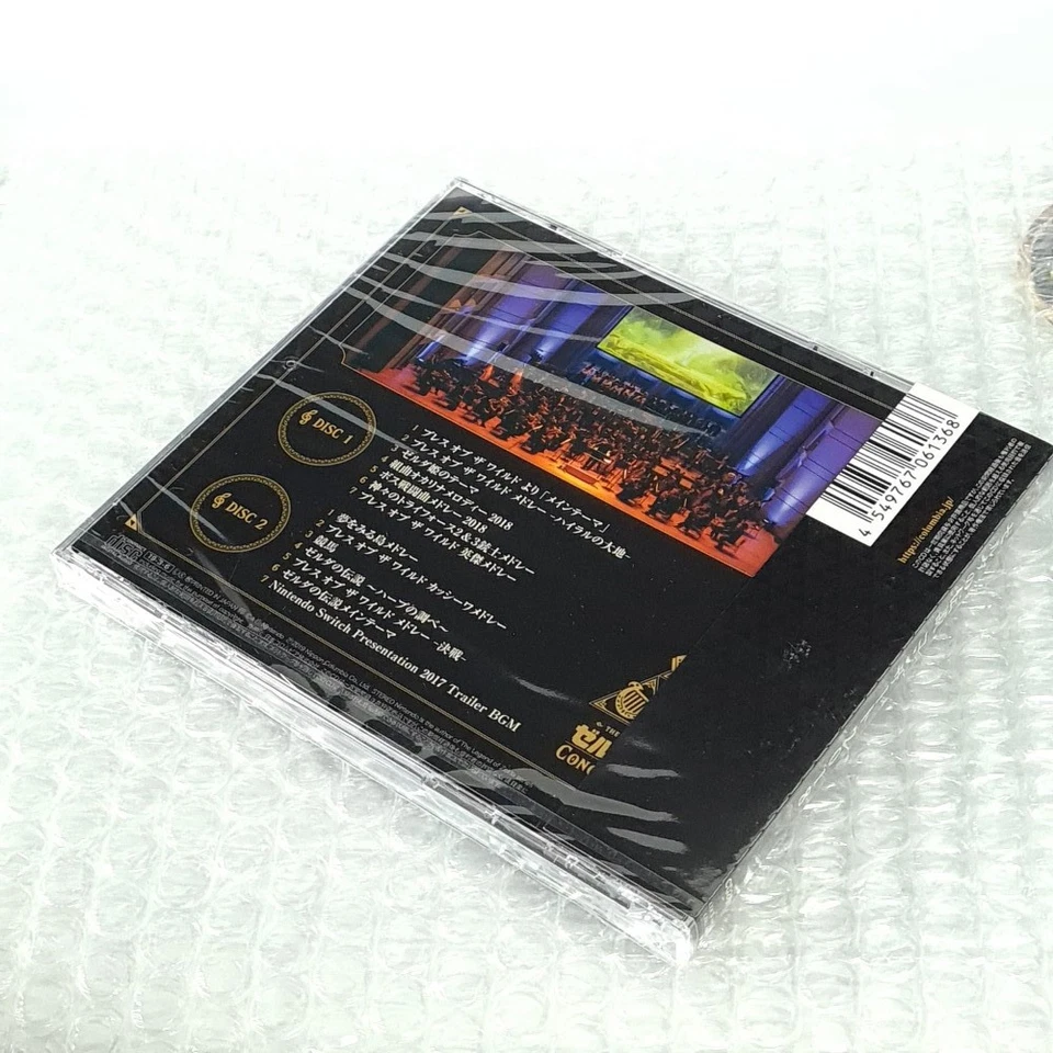 The Legend Of Zelda Concert 2018 CD Japan NEW Videogame Music Soundtrack OST - Photo 2/4